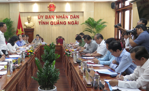 Ban Chỉ đạo TƯ về phòng chống tham nhũng, tiêu cực làm việc tại tỉnh Quảng Ngãi